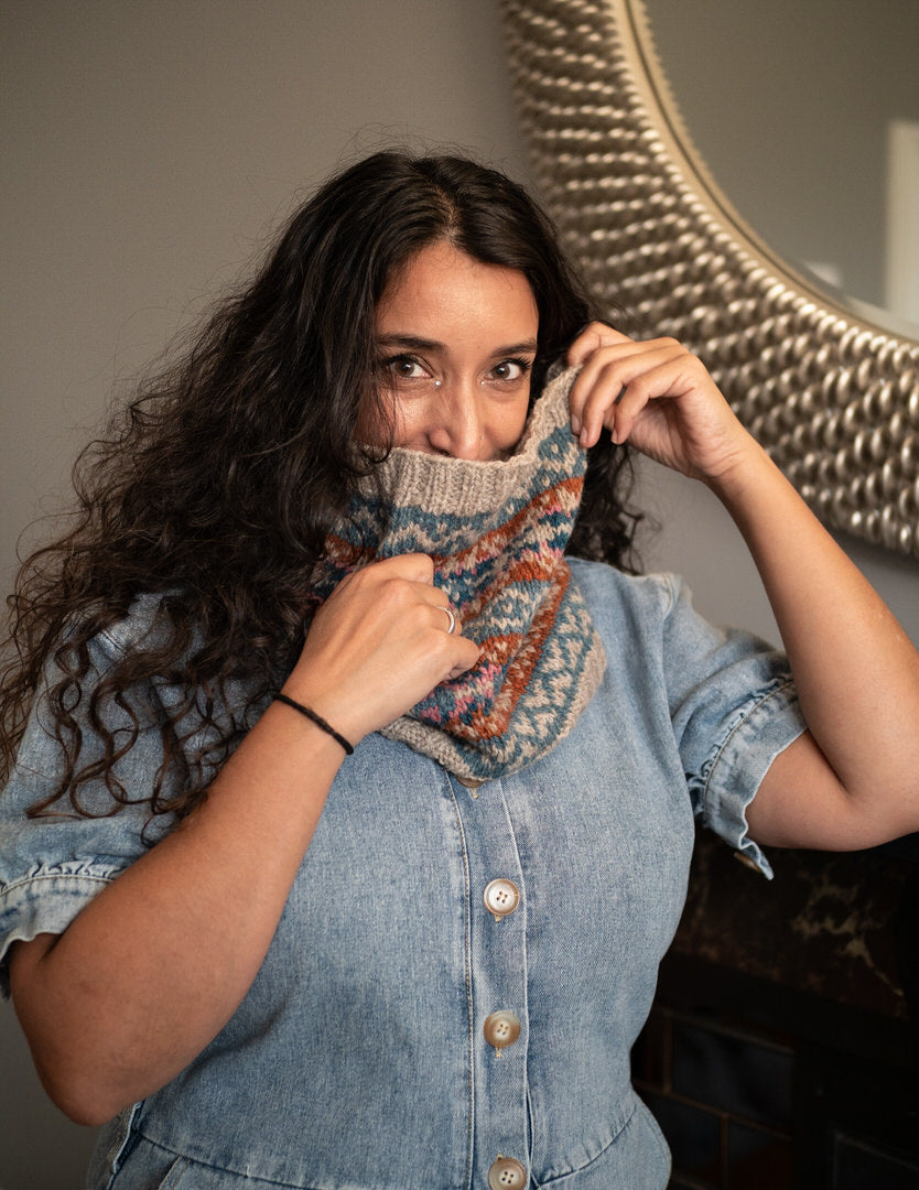 Easy Fair Isle Cowl