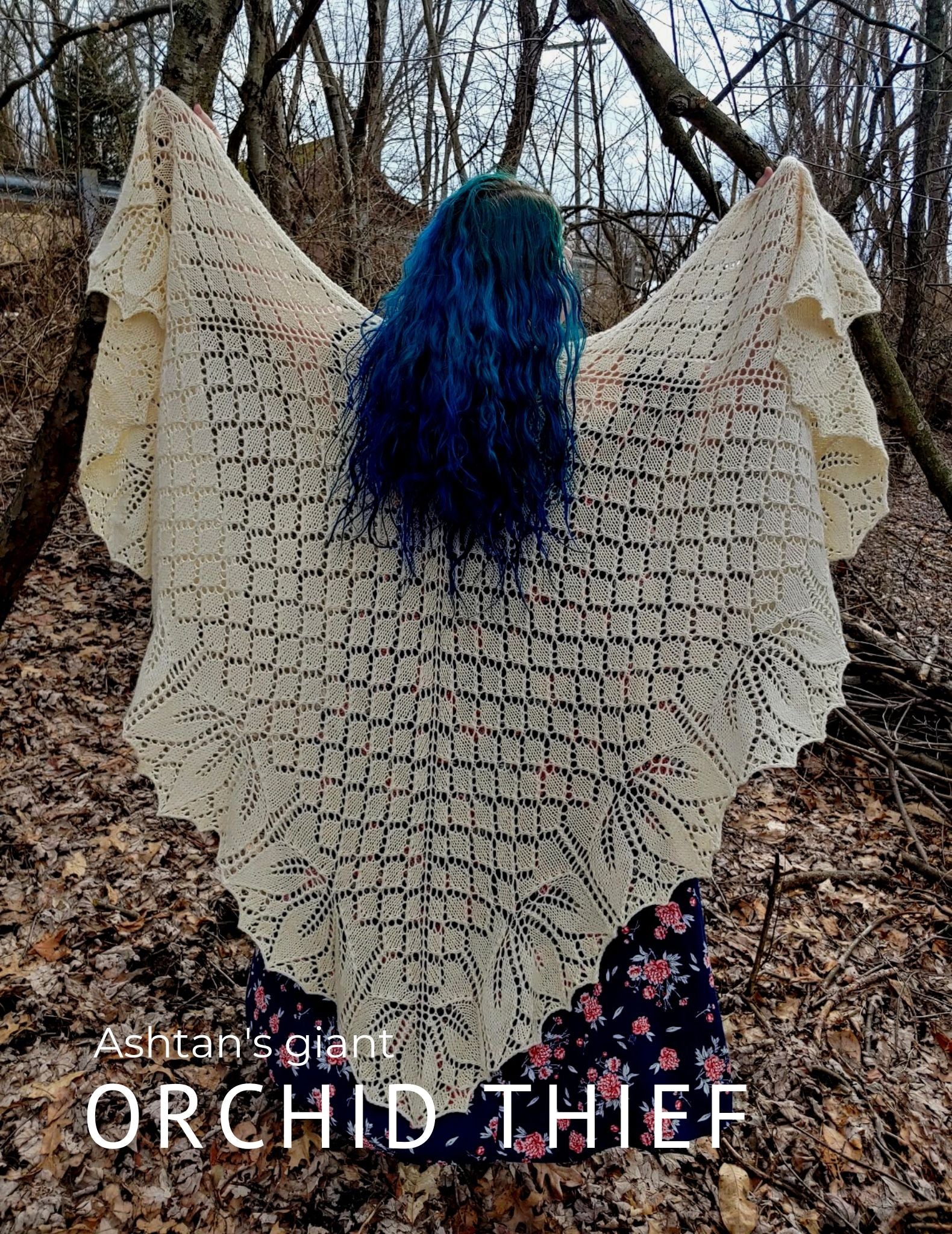 Guest post: Ashtan's giant Orchid Thief shawl