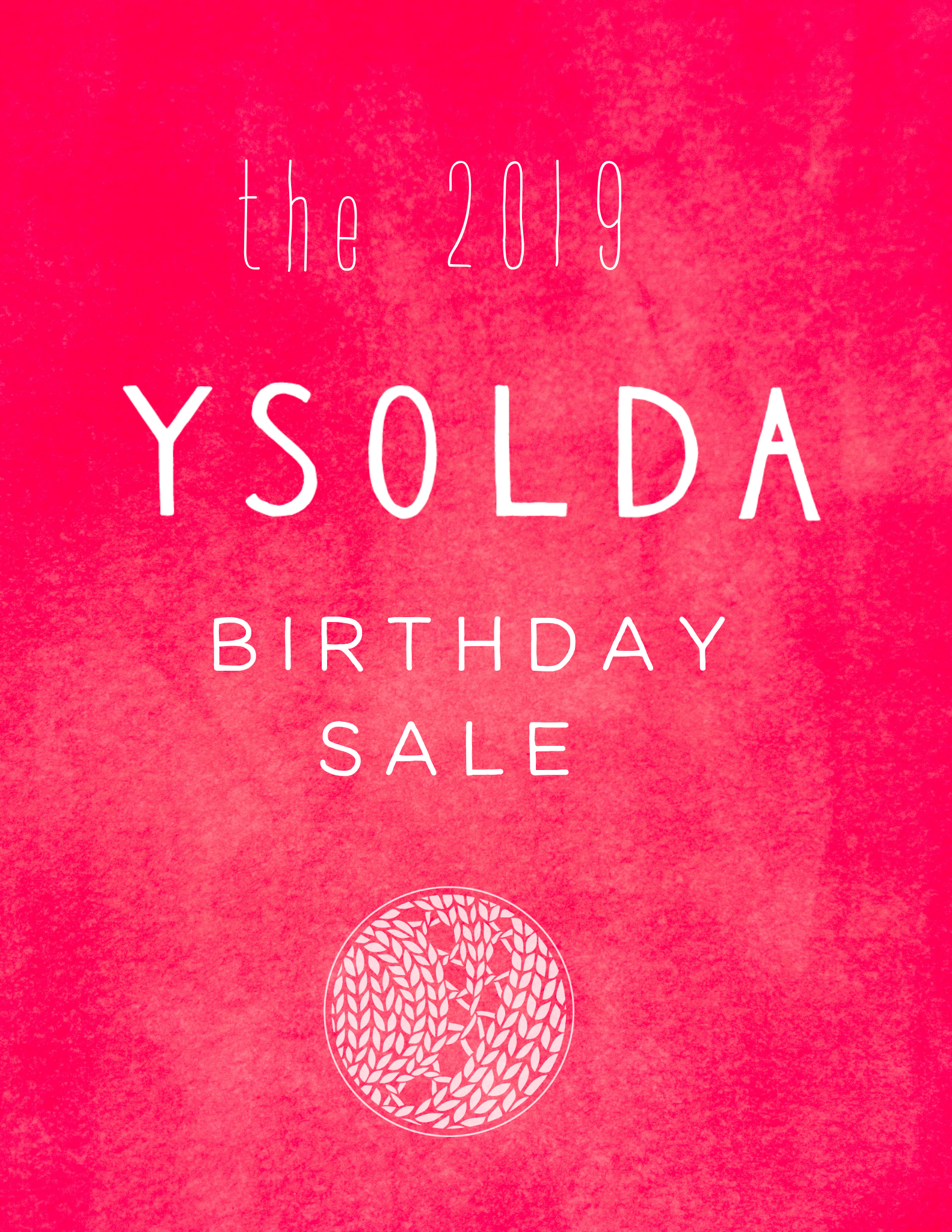 Ysolda's 2019 Birthday Sale