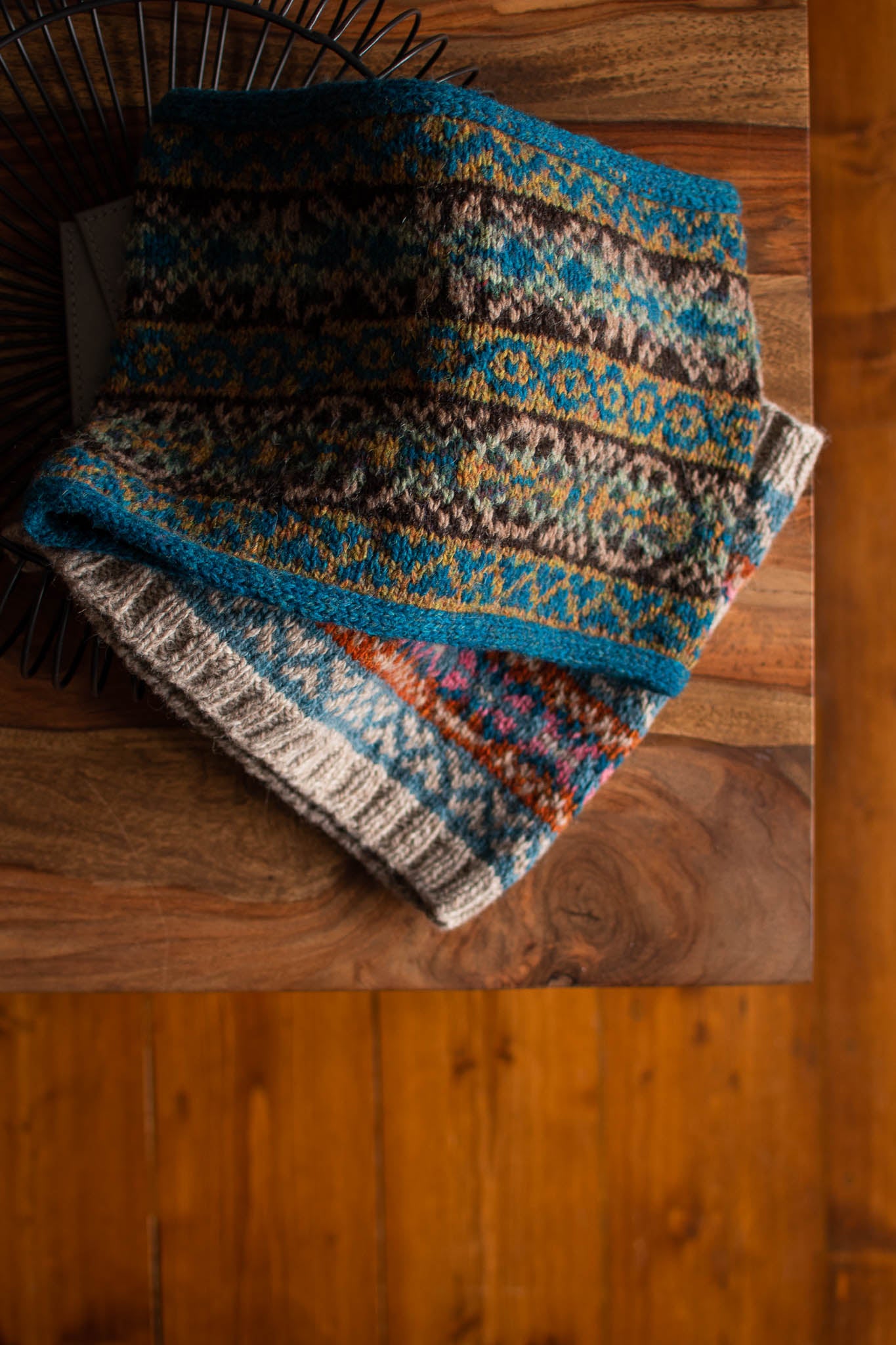 Easy Fair Isle Cowl