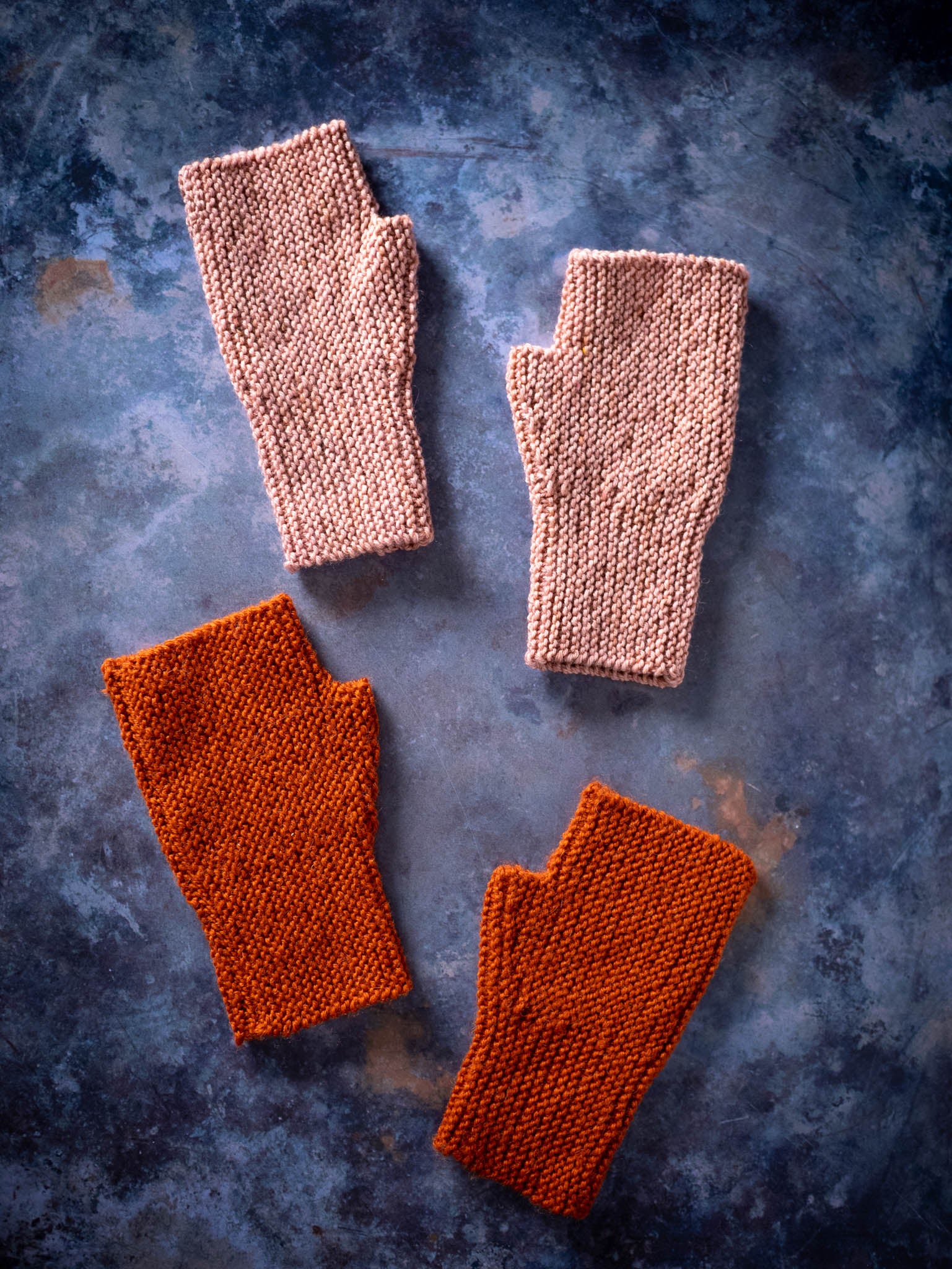 Garter Stitch Mitts