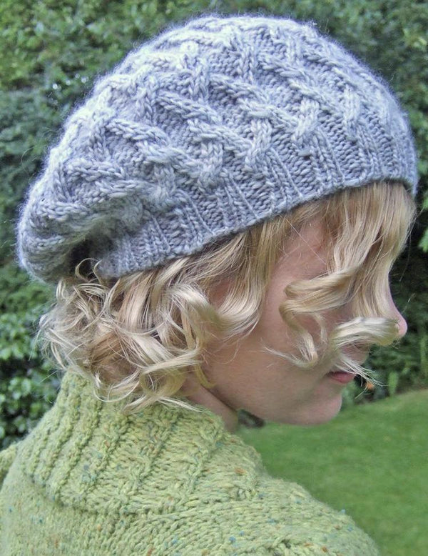 Stylish Slouchy Knit Beret - Easy Pattern for Beginners