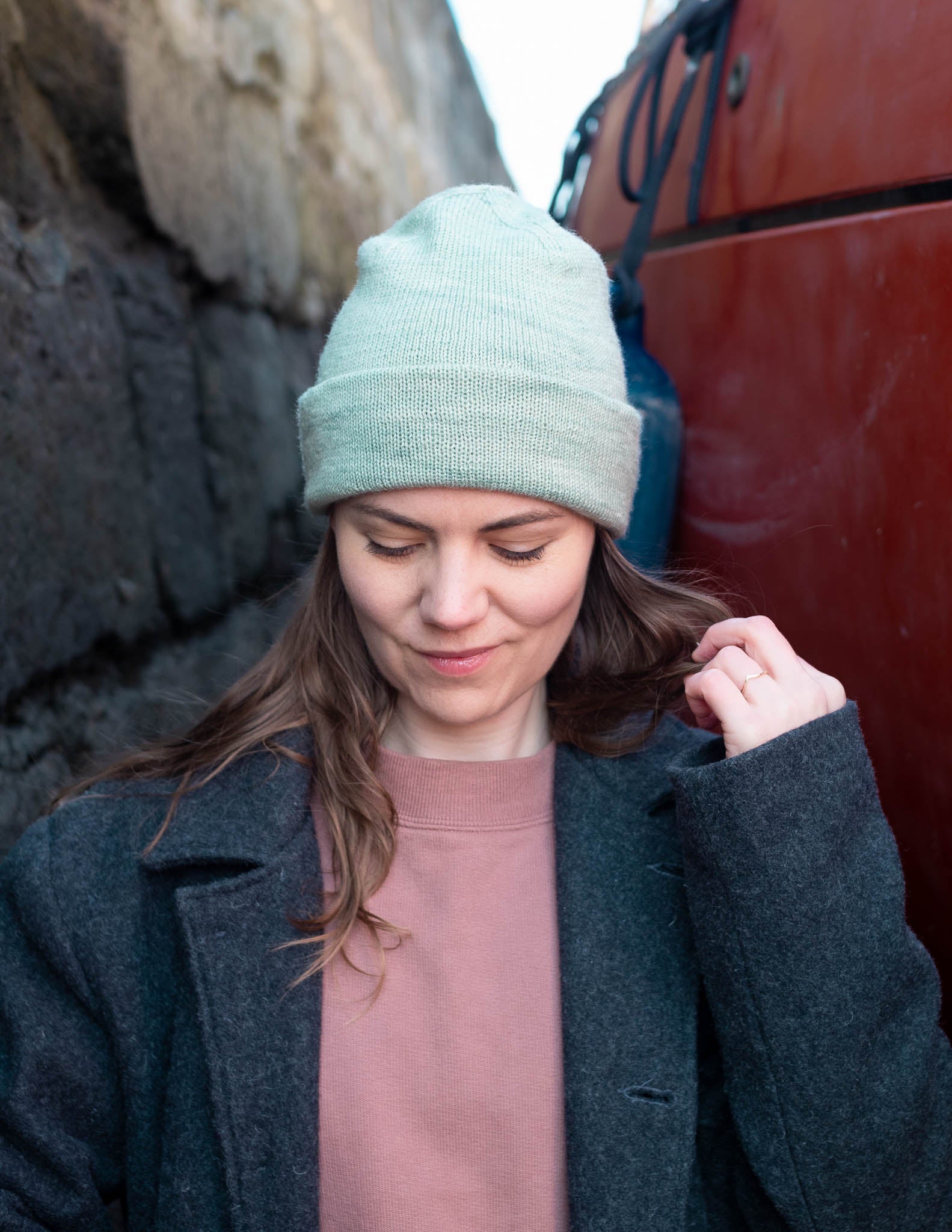 Musselburgh, multi-gauge double layer beanie