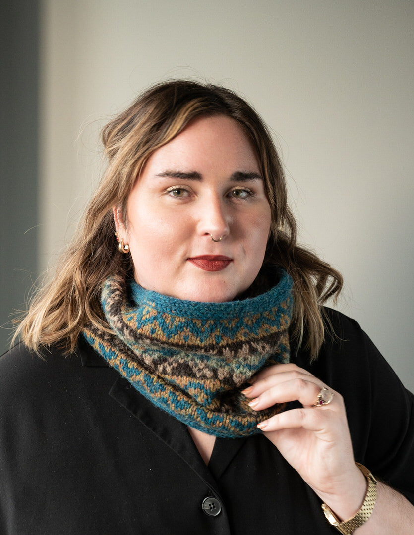 Easy Fair Isle Cowl