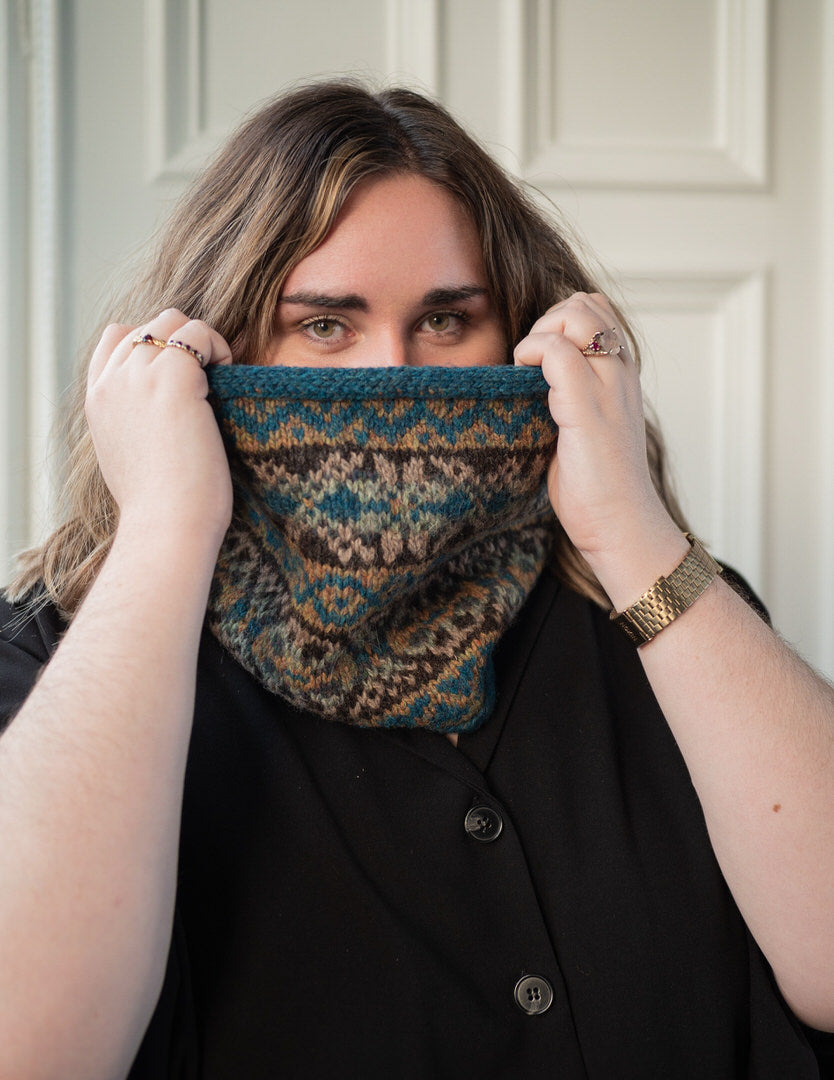 Easy Fair Isle Cowl