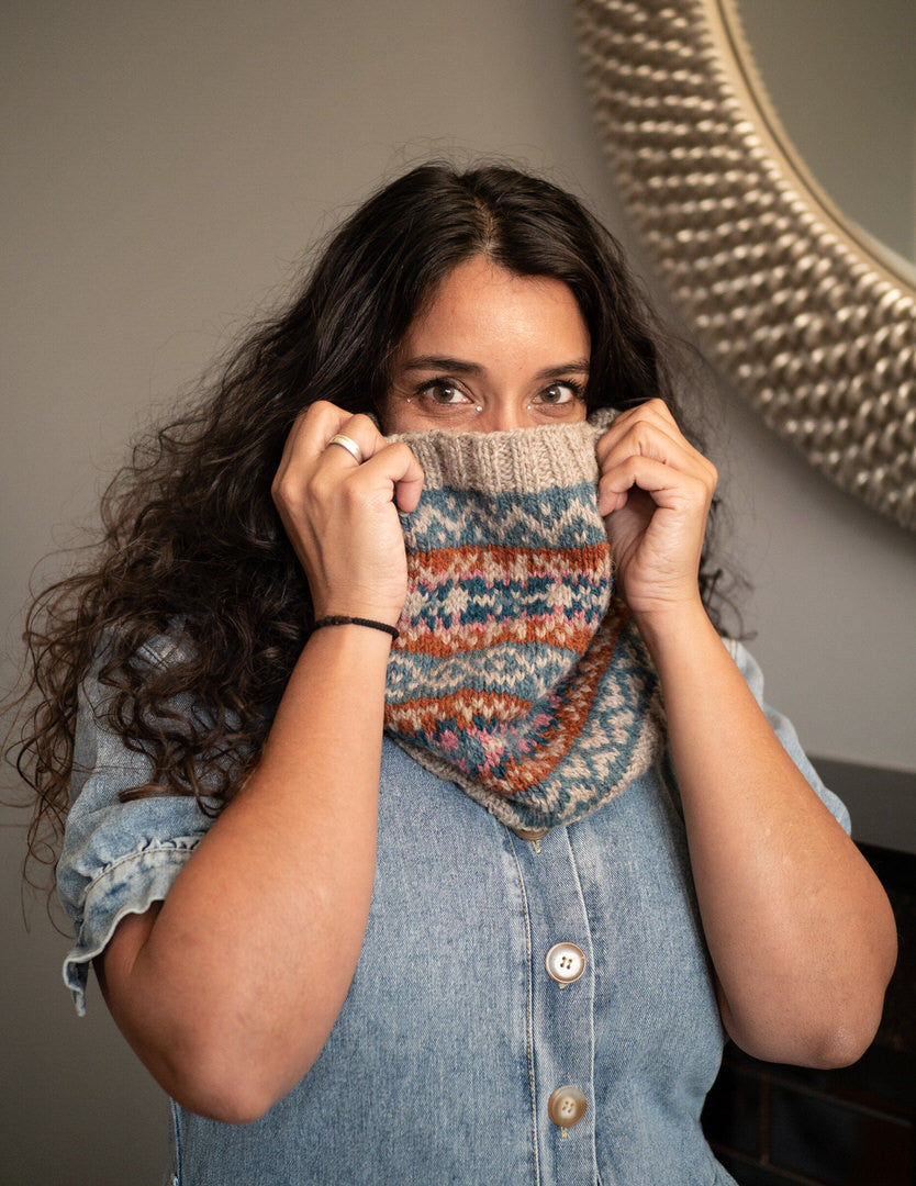 Easy Fair Isle Cowl