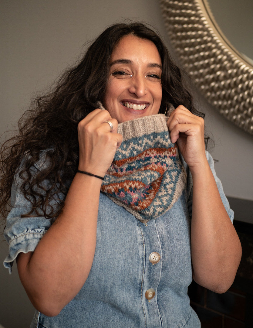 Easy Fair Isle Cowl