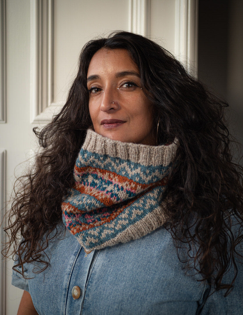 Easy Fair Isle Cowl