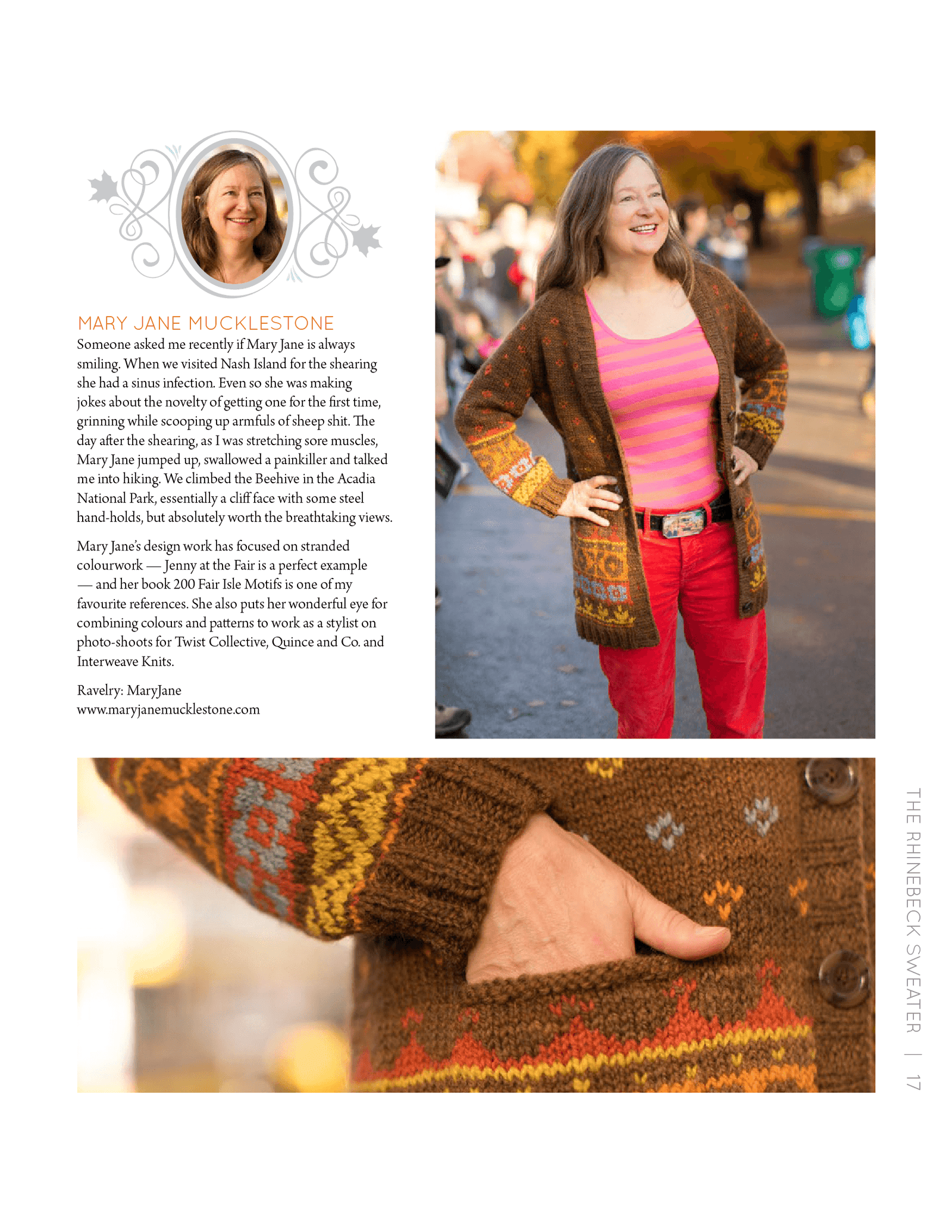 The Rhinebeck Sweater Book Ysolda 